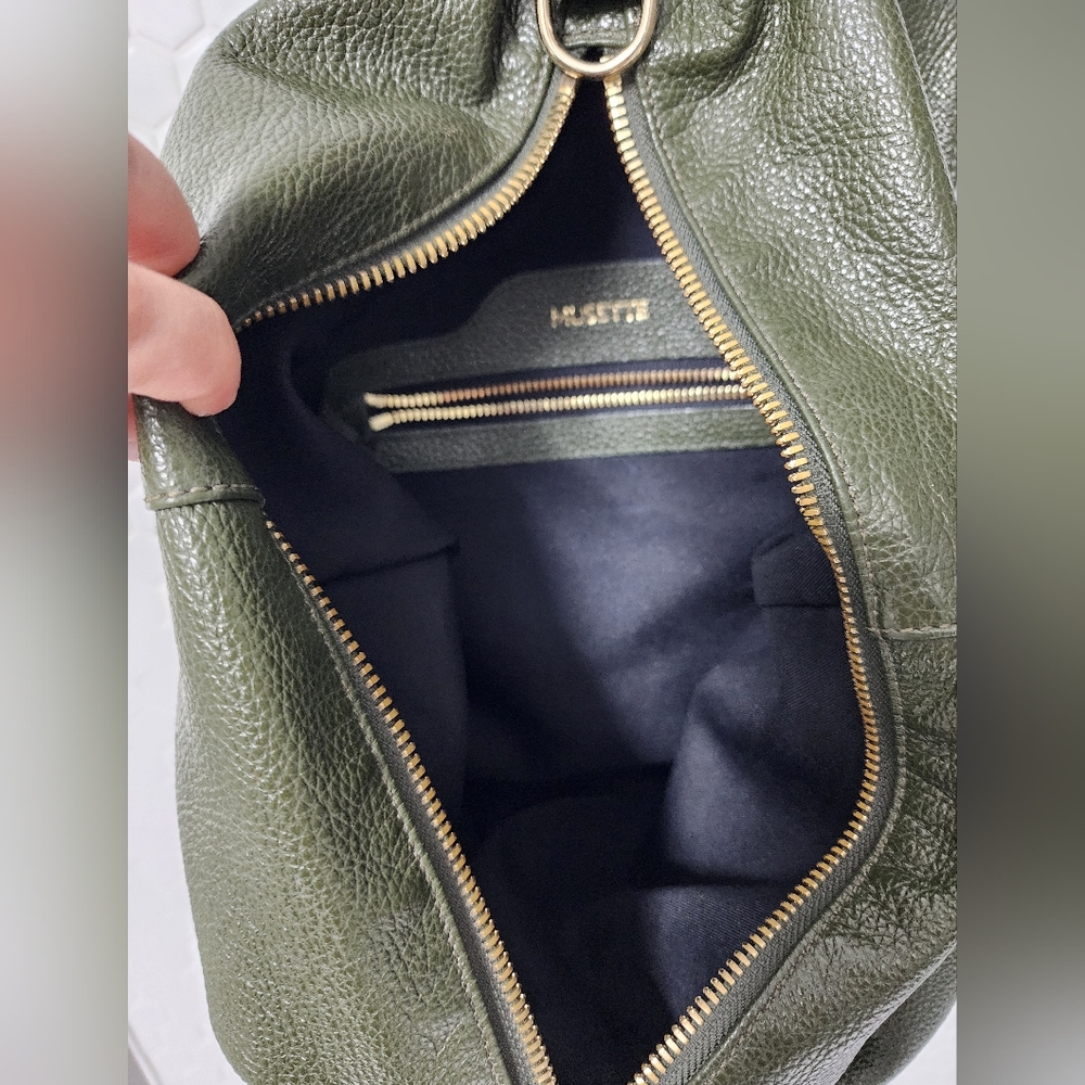 Musette Pebble Leather Back Pack - Picture 6 of 7